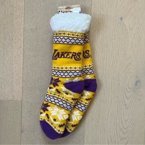 NWT Foco x NBA Lakers Footy Slippers